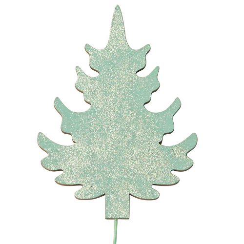 Artikel Blomsterstik Julehjort 3 farver H7-10cm 18 stk