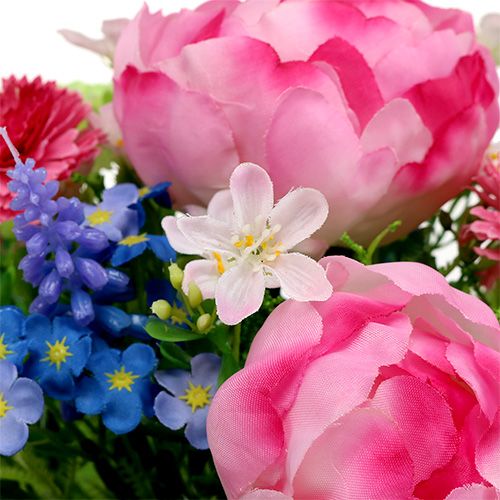 Floristik24 Buket med Bellis Rosa 23cm