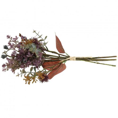 Floristik24 Buket kunstig tidsel eukalyptus buket blomsterdekoration 36cm
