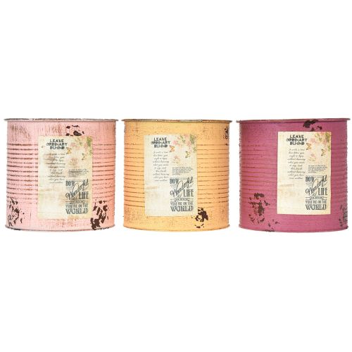 Artikel Vintage design urtepotte til stue og kontordekoration 15 cm 3 stk.