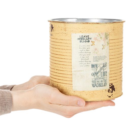 Artikel Vintage design urtepotte til stue og kontordekoration 15 cm 3 stk.