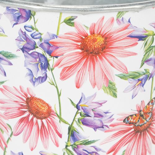 Artikel Urtepotte, forårsdekoration, plantekasse, metal, Ø12 cm, H10,5 cm