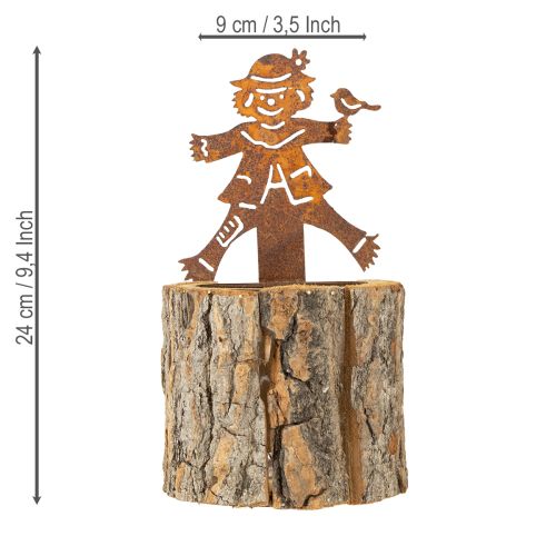 Artikel Urtepotte træplanter fugleskræmsel rust H24,5 cm