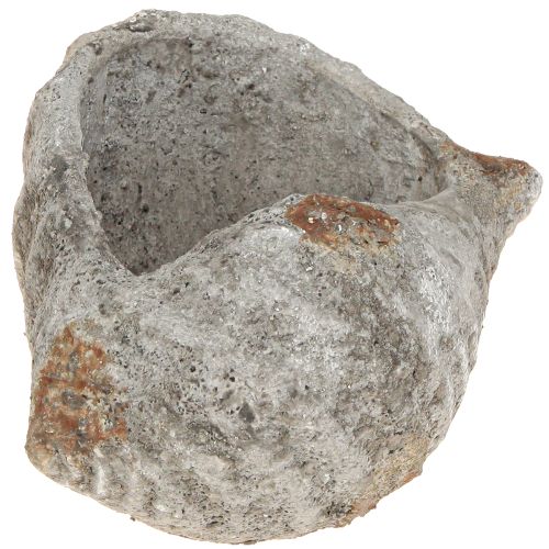 Urtepotte skalsten antikgrå maritim 22×18×13cm