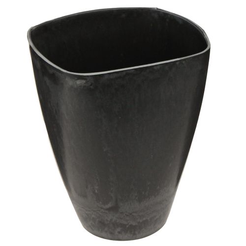 Floristik24 Orkidé urtepotte plastik antracit 13,5x13x16,5cm 4 stk.