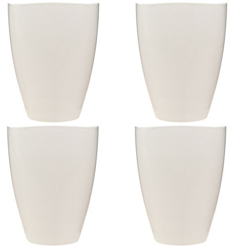 Artikel Urtepotte plast orkidé potte plast hvid H16,5cm 4stk