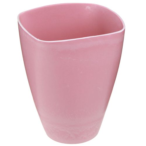 Artikel Urtepotte plast vase orkidé potte pink H16,5cm 4stk