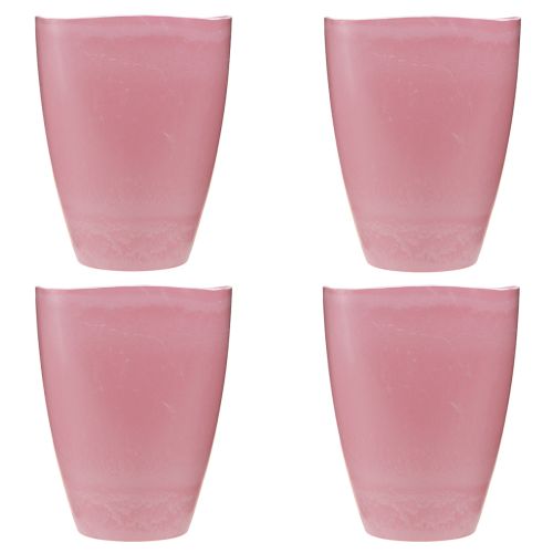 Artikel Urtepotte plast vase orkidé potte pink H16,5cm 4stk