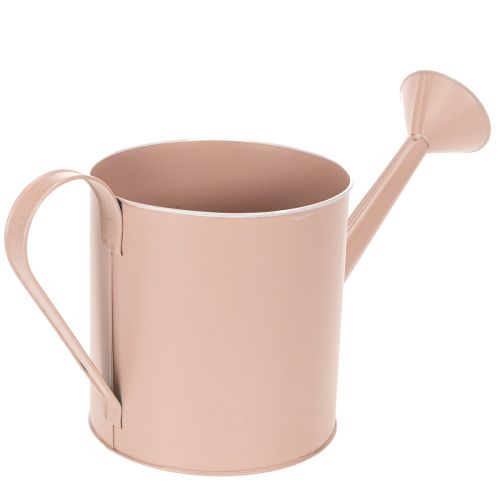 Vintage dekorativ urtepotte/vandkande, antik rosa zink, Ø16,5 cm H17 cm | Floristik24.dk