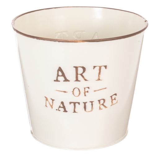 Zink urtepotte Art of Nature Creme Ø17,5cm H15cm købe | Floristik24.dk