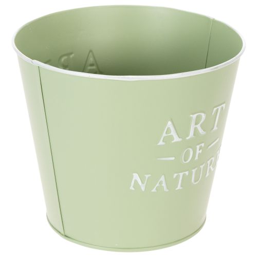 Artikel Zink urtepotte Art of Nature mintgrøn Ø17,5cm H15cm