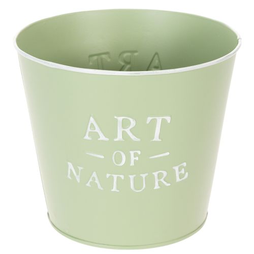 Artikel Zink urtepotte Art of Nature mintgrøn Ø17,5cm H15cm