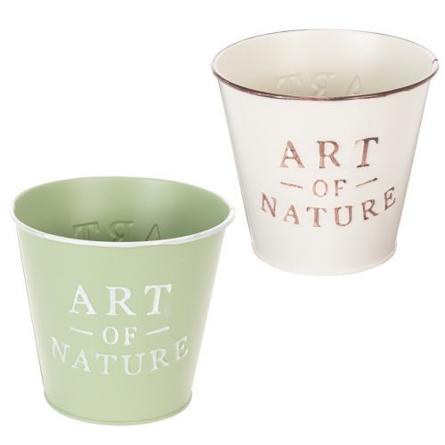 Art of Nature plantekasse med bogstaver, dekoration til vindueskarm og stue, 15 cm, 2 stk.
