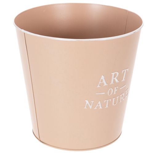 Artikel Zink urtepotte, metal plantekasse, antik rose, Ø22cm H21cm