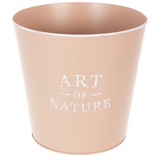 Artikel Zink urtepotte, metal plantekasse, antik rose, Ø22cm H21cm