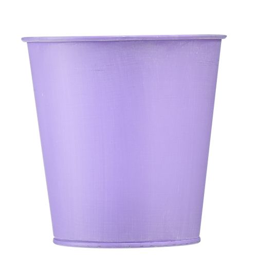 Artikel Urtepotte metal blomsterkasse lilla Ø11,5cm H11,5cm