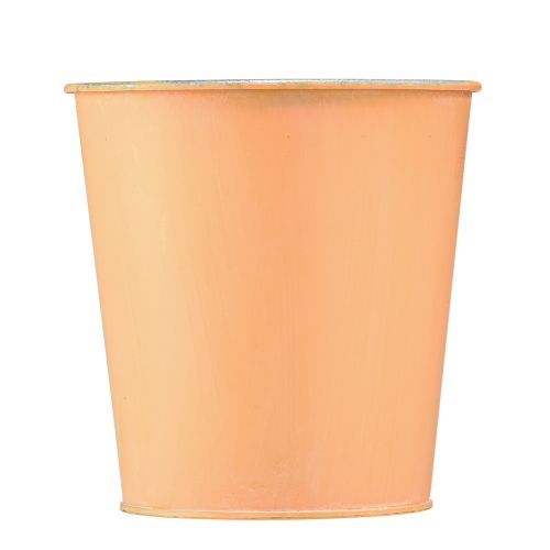Artikel Urtepotte metal plantekasse ferskengul Ø11,5cm H11,5cm