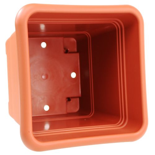 Floristik24 Blomsterpotte &quot;Nora&quot; 19cm x 19cm H15cm terracotta, 1p