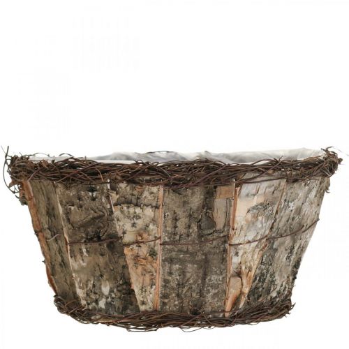 Artikel Urtepotte plantepotte rund birkebark vinstokke Ø24cm H13cm