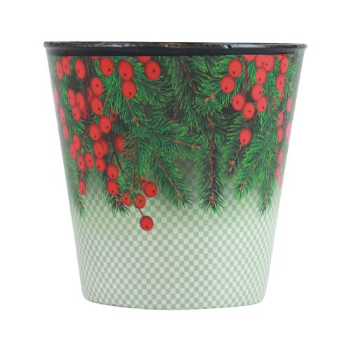 Floristik24 Urtepotte juleplantespand Ilex Ø13cm H11,5cm