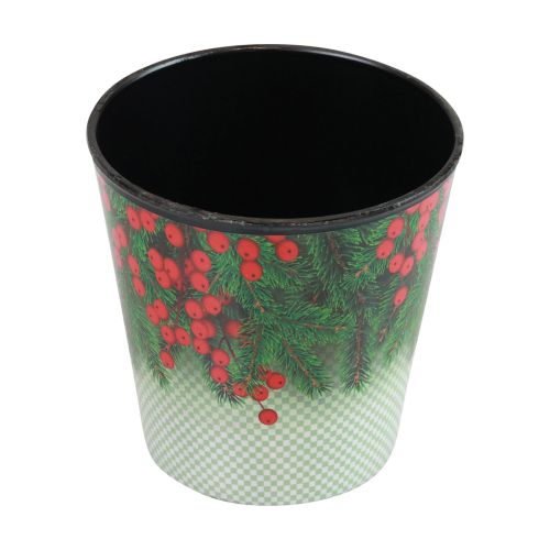 Artikel Urtepotte juleplantespand Ilex Ø13cm H11,5cm