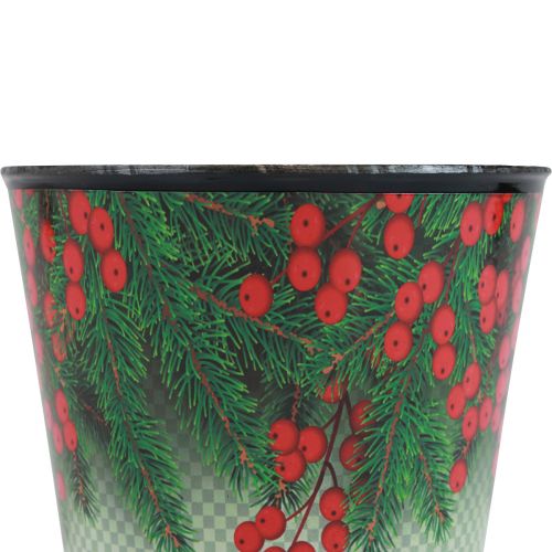 Artikel Urtepotte juleplantespand Ilex Ø13cm H11,5cm