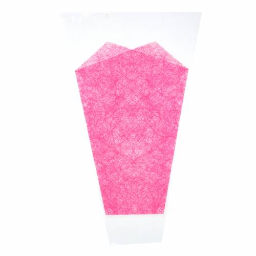 Floristik24 Blomsterpose pink L40cm B12-30cm 50 stk