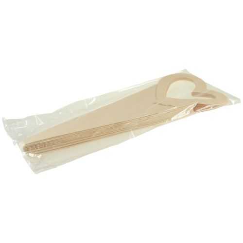 Artikel Blomsterpose roser gaveemballage creme 46cm 12 stk