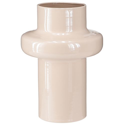 Artikel Blomstervase Metal Brun Cappuccino Emalje Ø17cm H23cm