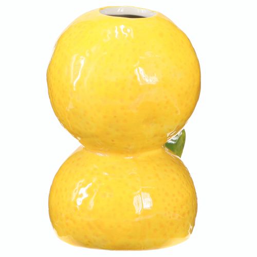 Artikel Blomstervase citron keramik vase dekoration Middelhavet H13cm