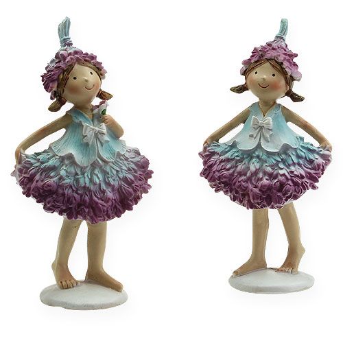 Floristik24 Blossom barn syrin, blå 17cm 2stk