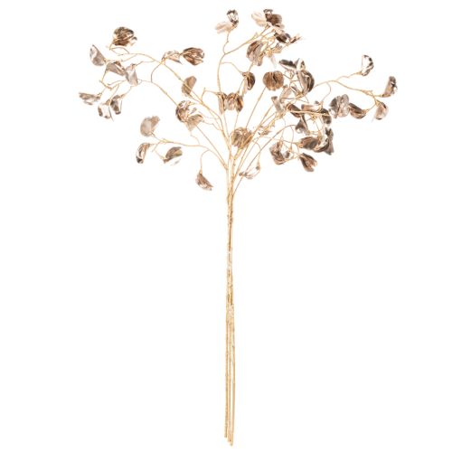Bønneblomstgren metallisk kunstig plante jul 80 cm 3 stk. | Floristik24.dk