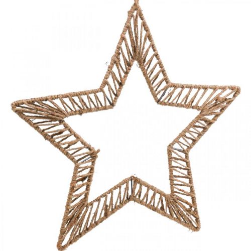 Artikel Boho stil, dekorativ ring jul, dekorativ ringstjerne B40cm