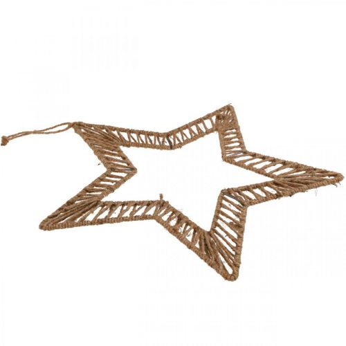 Artikel Boho stil, dekorativ ring jul, dekorativ ringstjerne B40cm