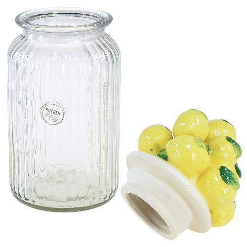 Artikel Bonbonniere glaskeramik citron sommer Ø11cm H27cm