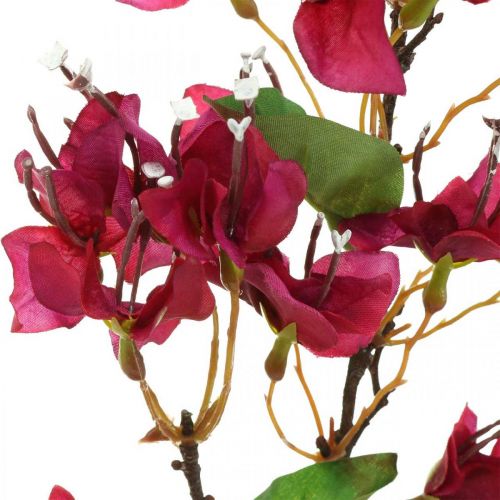 Floristik24 Bougainvillea kunstig blomst Pink Kunstig deco gren H52cm