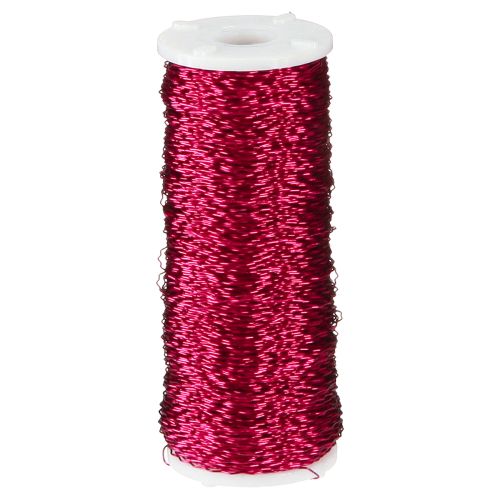 Artikel Bouillon effekttråd Ø0,30mm 100g/140m pink