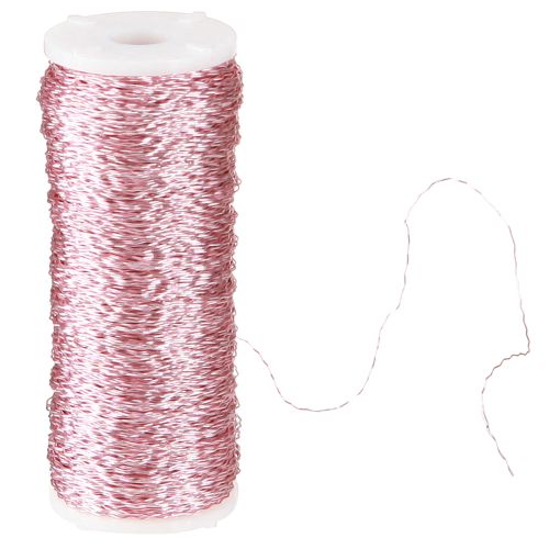 Artikel Bouillon effekttråd Ø0,30mm 100g/140m pink