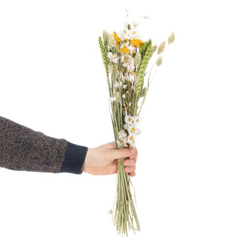 Artikel Tørret blomsterbuket, elegant tørret blomsterbuket til stuen, 50 cm