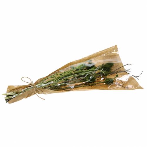 Floristik24 Wildflower buket naturlig, grøn 25-60cm 70g