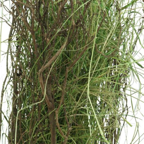 Artikel Dekorativ græsbusk med grene Tørret græstot 65×12cm