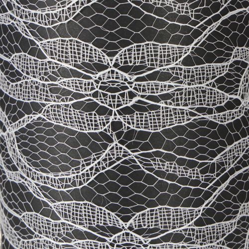 Artikel Bred blondebånd bordløber hvid blonde 150mm 10m
