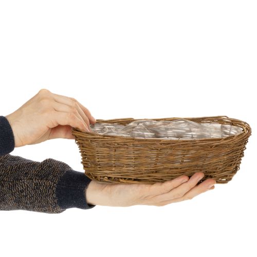 Brødkurv ca. 30 cm oval uden afskrælning | Floristik24.dk