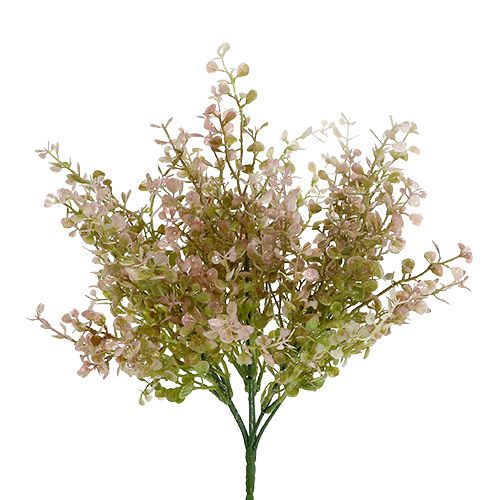 Floristik24 Boxwood gren pink, pink med glimmer 32cm