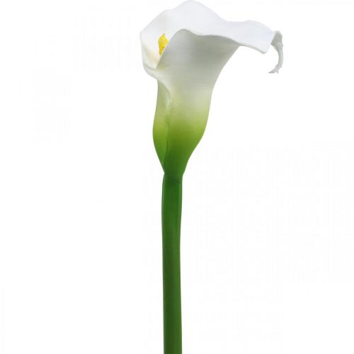 Floristik24 Kunstig Calla Hvid bryllupsdekor Silkeblomstjubilæum L72cm