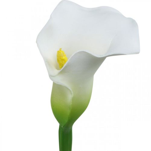 Floristik24 Kunstig Calla Hvid bryllupsdekor Silkeblomstjubilæum L72cm