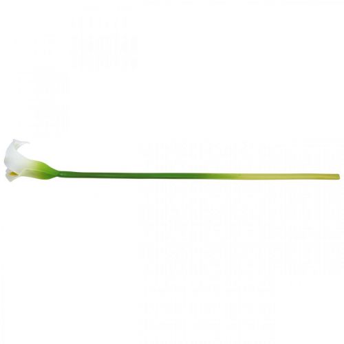 Floristik24 Kunstig Calla Hvid bryllupsdekor Silkeblomstjubilæum L72cm