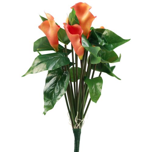 Calla Lily Abrikos Calla Kunstige Blomster Orange Eksotisk 44cm