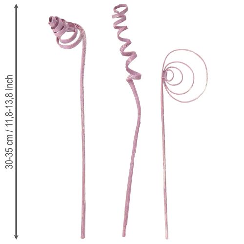 Artikel Sukkerrørsspiral Sukkerrørskegle Sukkerrørssortiment Bær 30cm 75 stk
