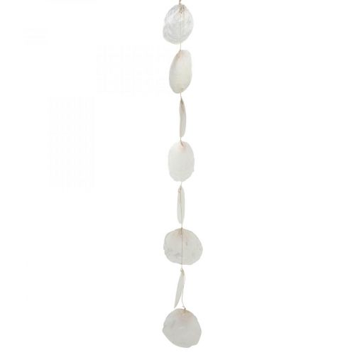 Capiz skalguirlande perlemor, maritim dekoration 100cm